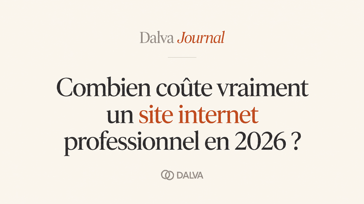 Combien coûte vraiment un site internet professionnel en 2026 ?